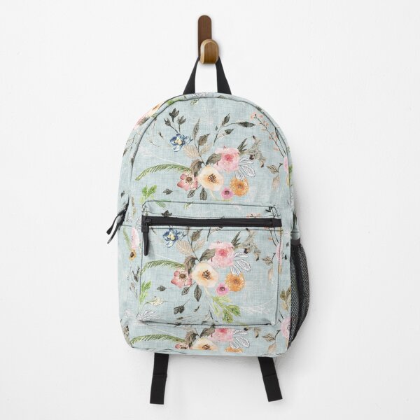 Item preview, La Boheme Sky Blue Floral  designed and sold by Esther  Fallon Lau.