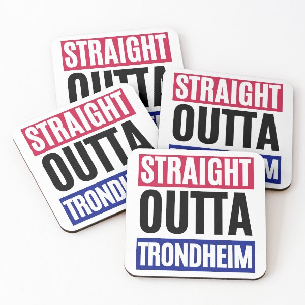 Item preview, Straight Outta Trondheim - trondheim norway souvenirs designed and sold by MerchActually.