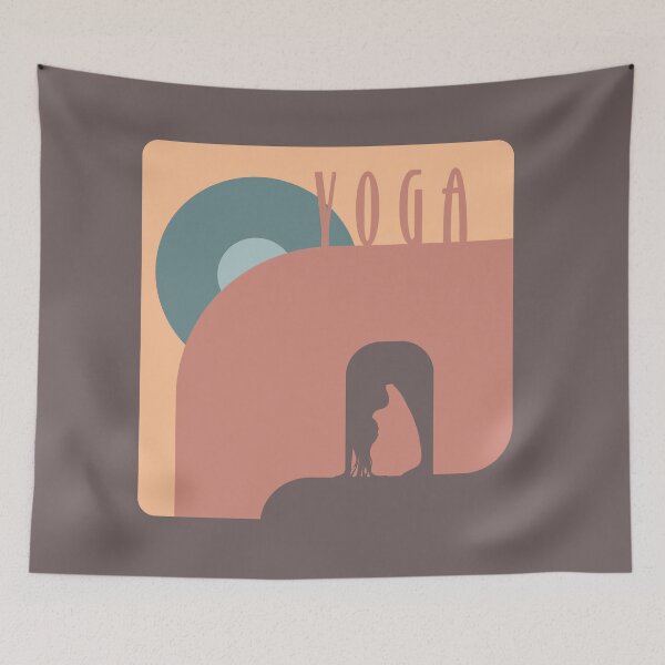 Item preview, Yoga Abstract Down Dog Boho 5 designed and sold by MaryJaneRC.