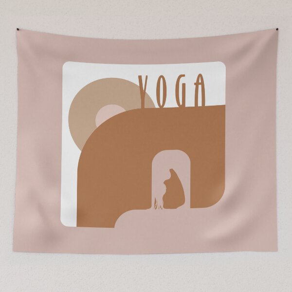 Item preview, Yoga Abstract Down Dog Boho 6 designed and sold by MaryJaneRC.
