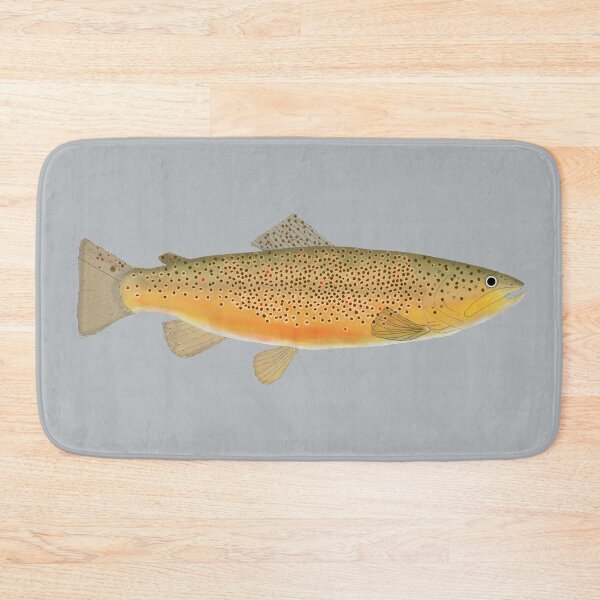 Artikelvorschau, Bachforelle entworfen und verkauft von fishfolkart.