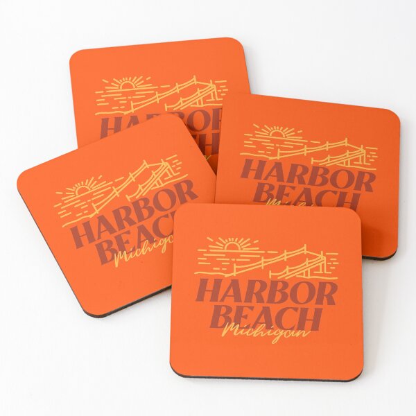Item preview, Harbor Beach Michigan Sunrise Dock Design designed and sold by Eleven-K.