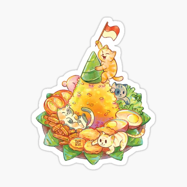 Nasi Tumpeng - Indonesian Foods Edition Sticker