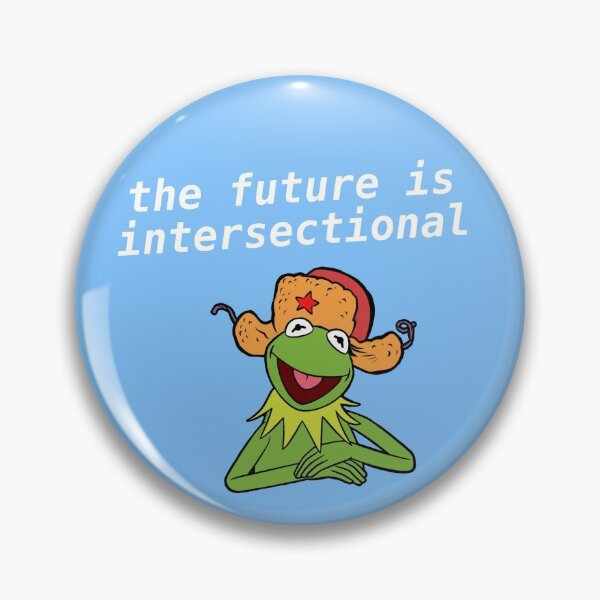 Item preview, The Future Is Intersectional - Kermit Meme designed and sold by Picket Club.