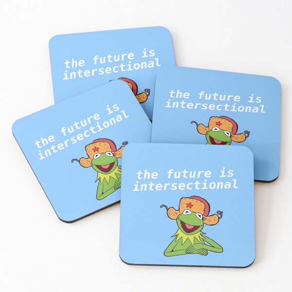 Item preview, The Future Is Intersectional - Kermit Meme designed and sold by Picket Club.