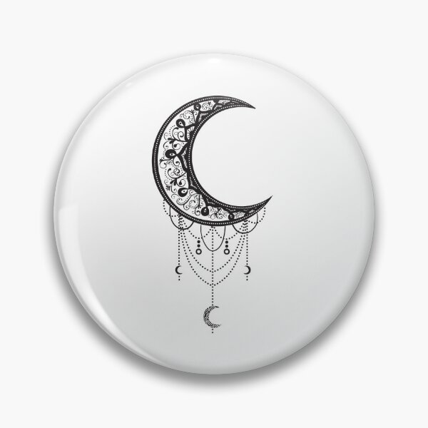 Item preview, National Moon Day Half Moon Mandala  designed and sold by enbrata.