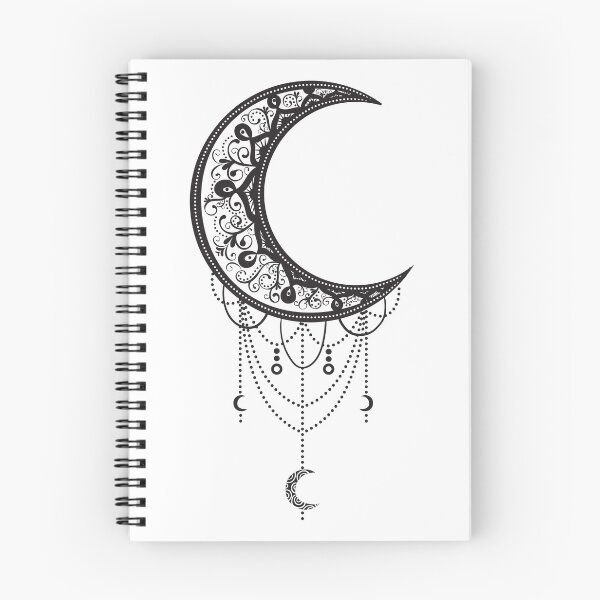 Item preview, National Moon Day Half Moon Mandala  designed and sold by enbrata.