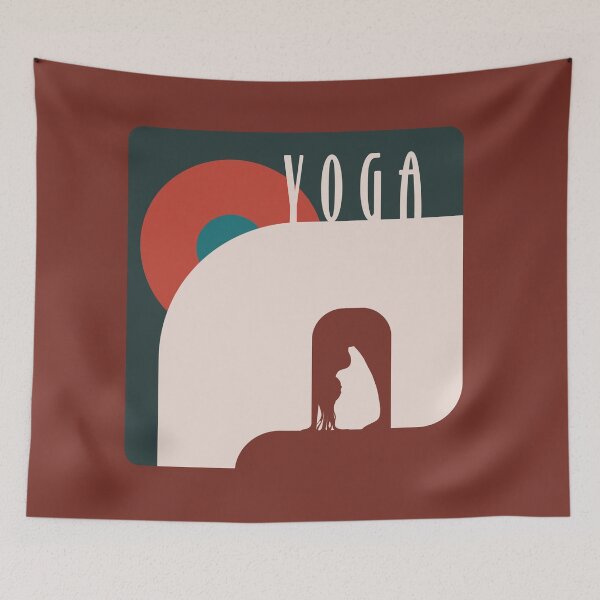 Item preview, Yoga Abstract Down Dog Boho 11 designed and sold by MaryJaneRC.