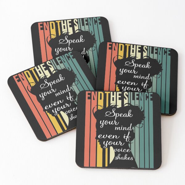 Item preview, Speak your mind even if your voice shakes - end the silence designed and sold by REApparelCo.