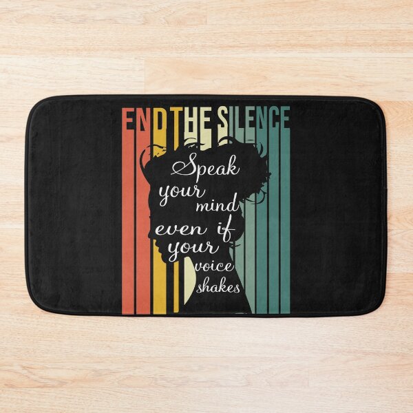 Item preview, Speak your mind even if your voice shakes - end the silence designed and sold by REApparelCo.