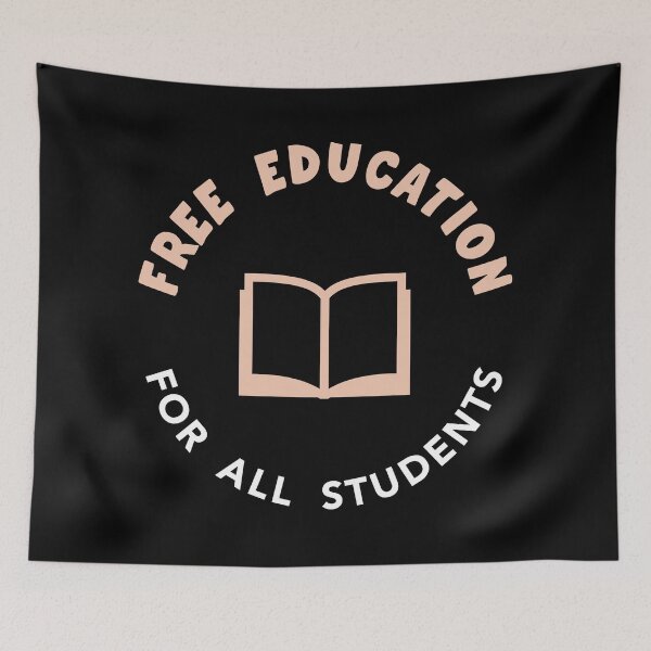Item preview, Free Education - Free College designed and sold by Picket Club.