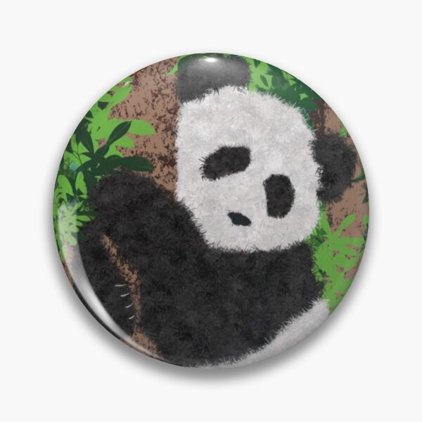 Item preview, Cute Panda Climbing Tree designed and sold by MamaSweetea.