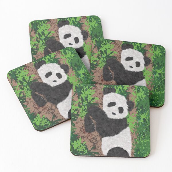Item preview, Cute Panda Climbing Tree designed and sold by MamaSweetea.