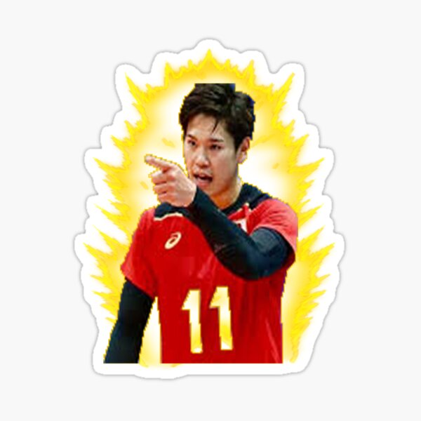 Item preview, Copy of yuji Nishida volleyball lover japan team kit jersey vnl fastest spike speed designed and sold by Inspirationarea.