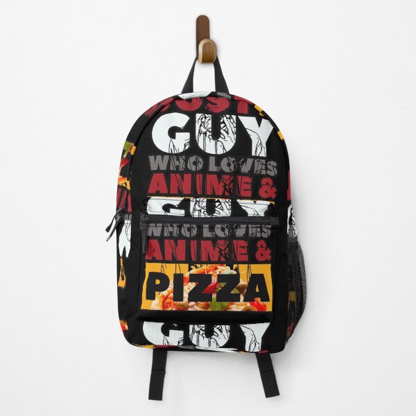 Item preview, Just a guy who loves anime and pizza v2 designed and sold by mwebba2005.