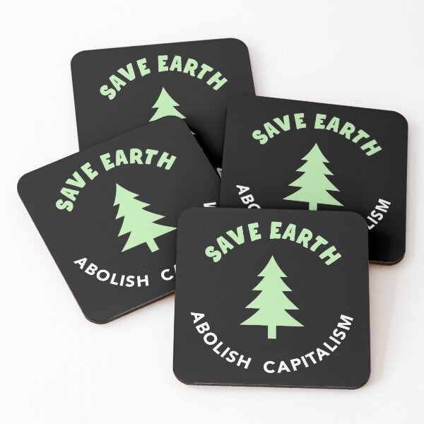 Item preview, Save Earth - Abolish Capitalism designed and sold by Picket Club.