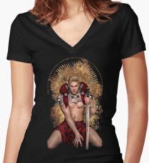 Champions of the just Women's Fitted V-Neck T-Shirt