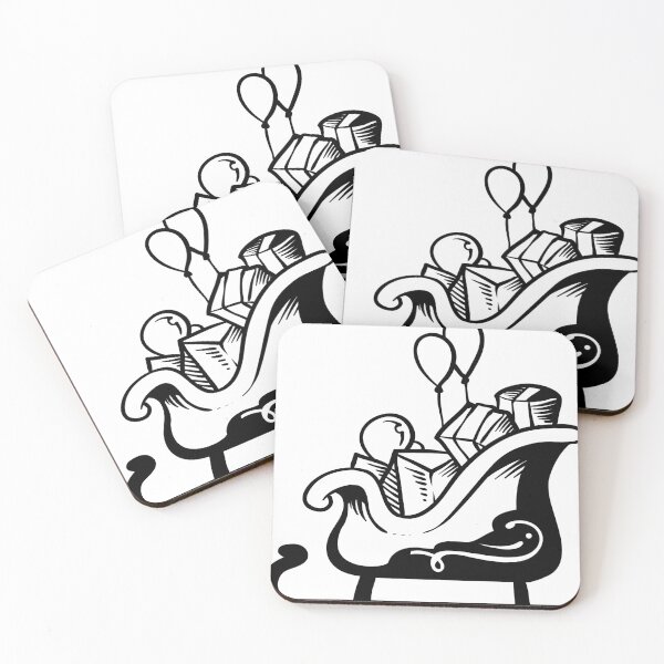 Item preview, Sleigh full of presents designed and sold by lelewal.