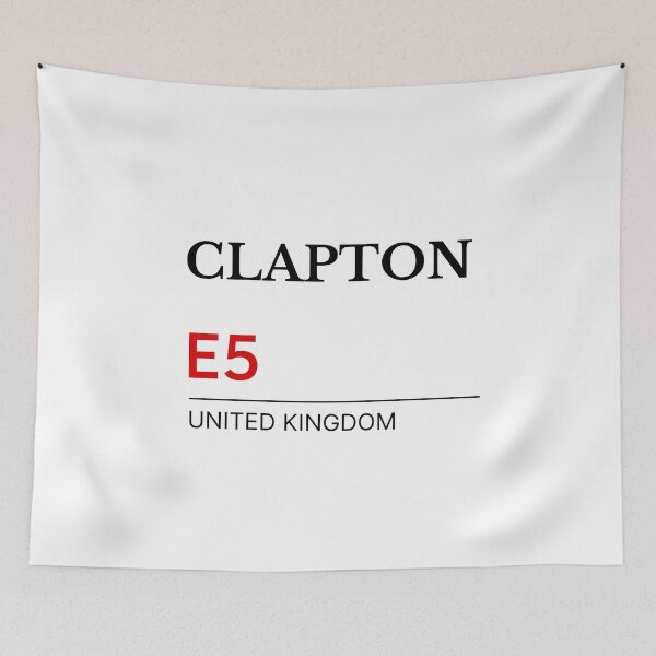 Item preview, Postcode Clapton E5 United Kingdom designed and sold by Yayatachdiyat0.