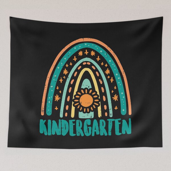Item preview, First Day Of Kindergarten Rainbow Back School Teacher designed and sold by MatthewBateman.