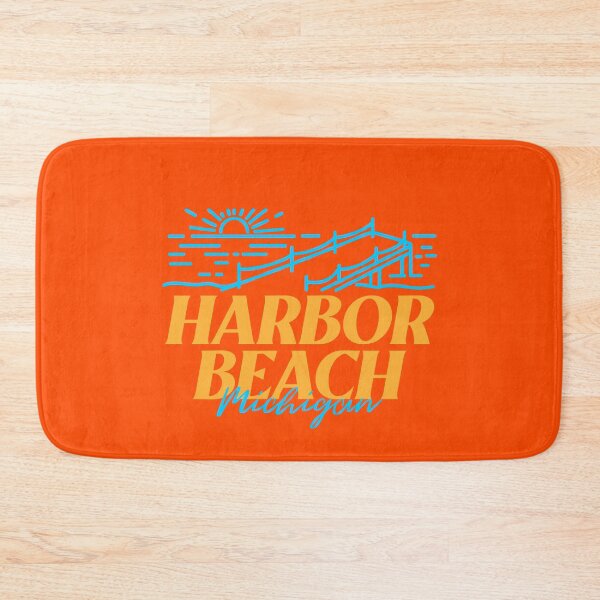 Item preview, Harbor Beach Michigan Sunrise Dock Blue Design designed and sold by Eleven-K.