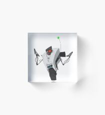 Portal Claptrap Sticker Acrylic Block