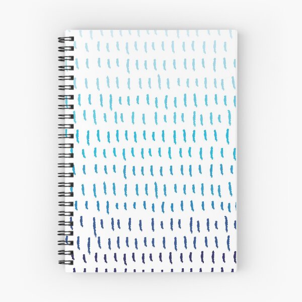Item preview, Navy Blue and White Ombre Stripes Brush Strokes Print designed and sold by G-Emanuel.