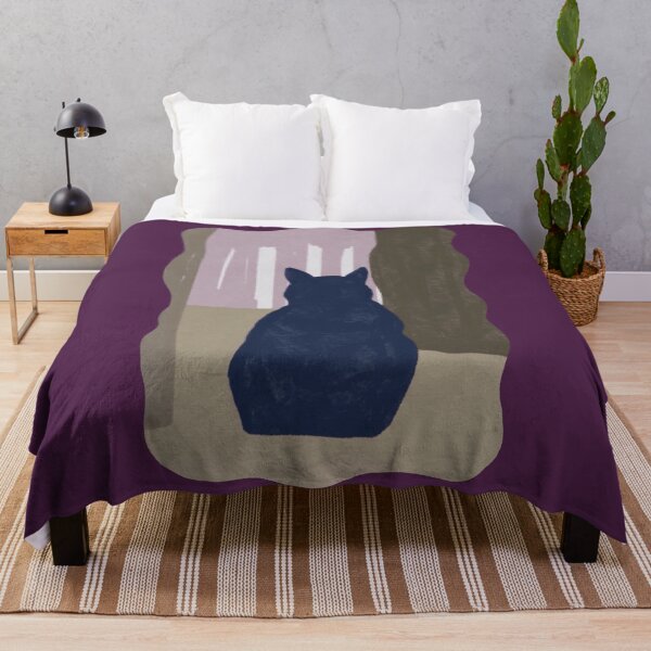 Item preview, Night Cat in Night Forest Cool Illustration by Ungomario designed and sold by ungomario.