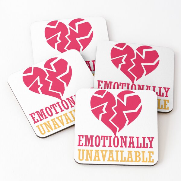 Item preview, Emotionally Unavailable Heart Cool collection  designed and sold by AhmedBuhaisi.