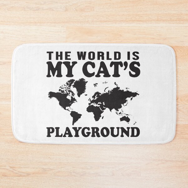 Item preview, the world is my cats playground designed and sold by monteroshirt.