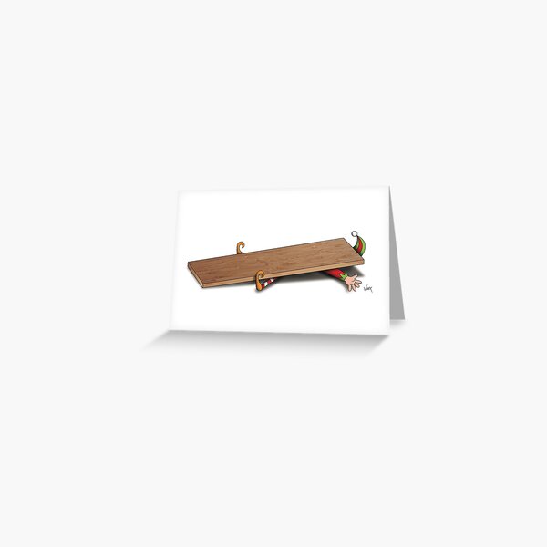 Shelf on an Elf Greeting Card