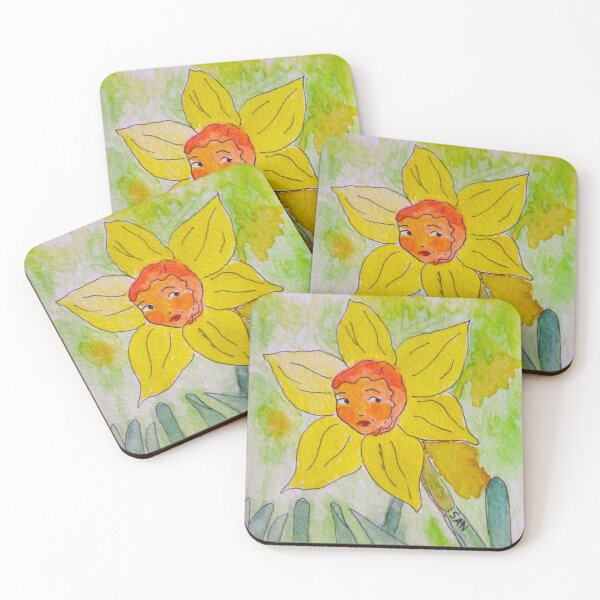Item preview, Talking Flowers Watercolor Daffodil designed and sold by TurnipWilson.