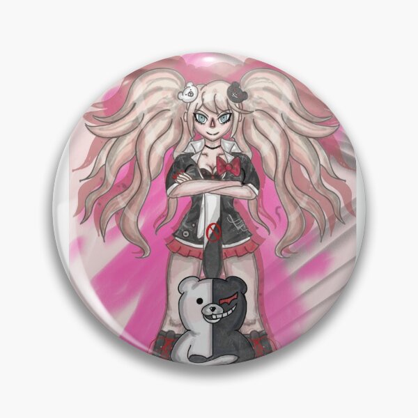 Item preview, Junko Enoshima and Monokuma sprite redraw designed and sold by Pulpox-desings.