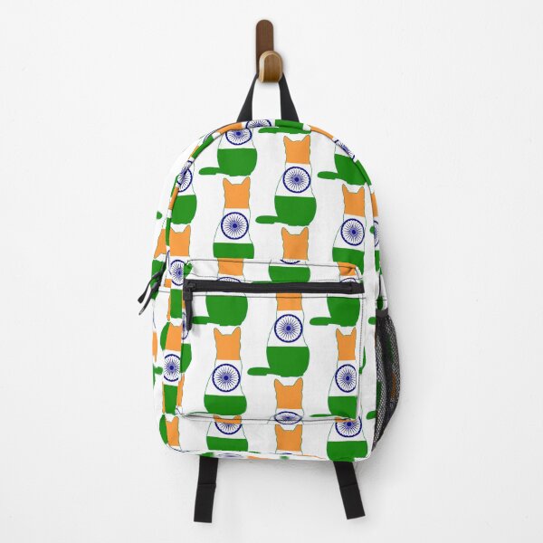 Item preview, India Cat Flag designed and sold by wickedcartoons.