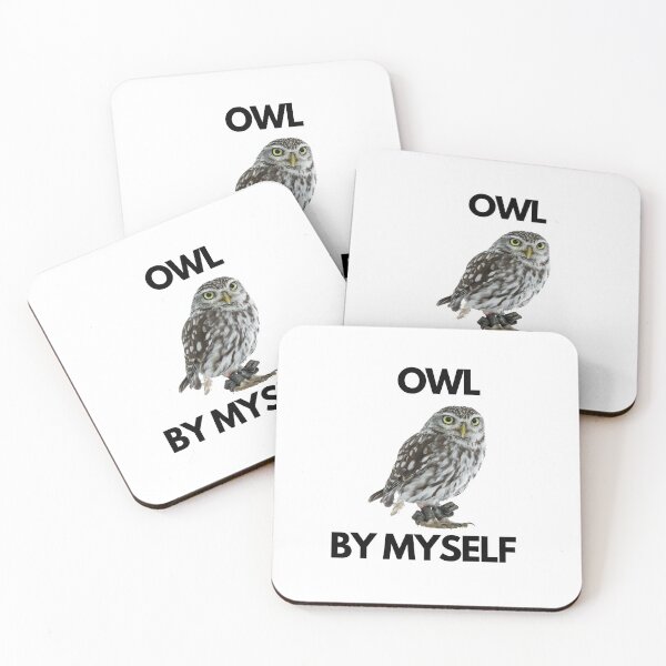 Item preview, Owl by Myself  designed and sold by PunnyProducts.