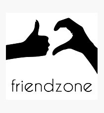 Friendzone Logo Photographic Print