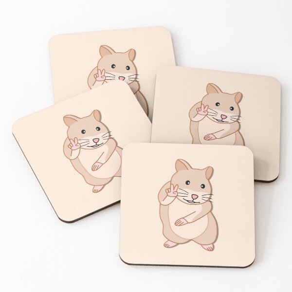 Item preview, Hamster Peace Sign Meme designed and sold by zizouuu.