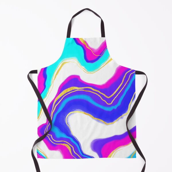Item preview, Bright Blue And Purple Marble Effect with Gold Tint designed and sold by ojasha.