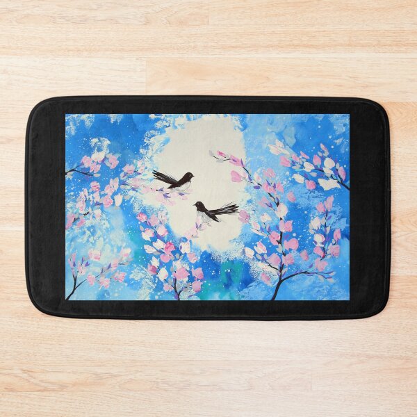 Item preview, Pink sakura and blue sky designed and sold by CatherineJacobs.