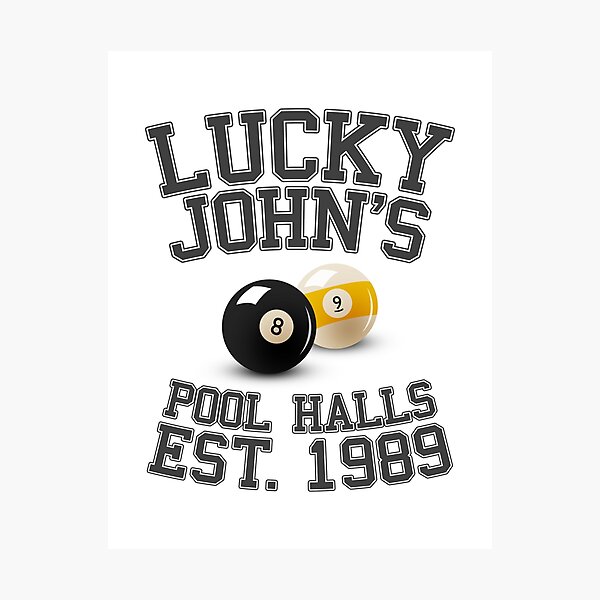 Lucky John's Pool Halls Photographic Print