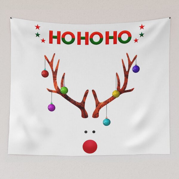 Item preview, CHRISTMAS HO HO HO! RODOLPHE THE RED NOSE designed and sold by Astralia.