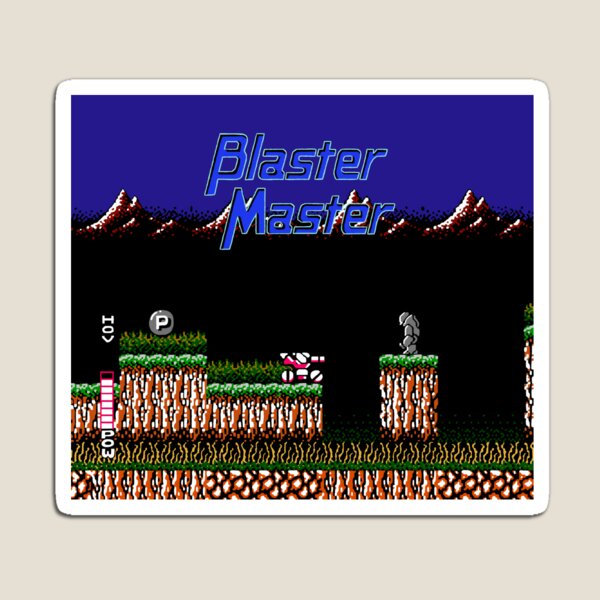 Blaster Master Fan Art Magnet