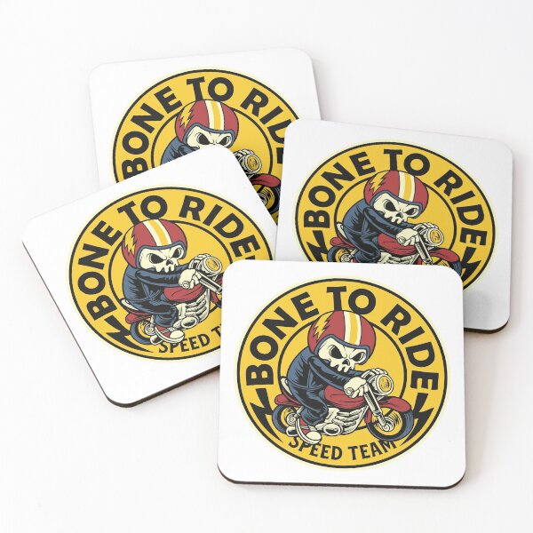 Item preview, Bone To Ride Speed Team Motorcycle Rider designed and sold by Vector Scout Lab.