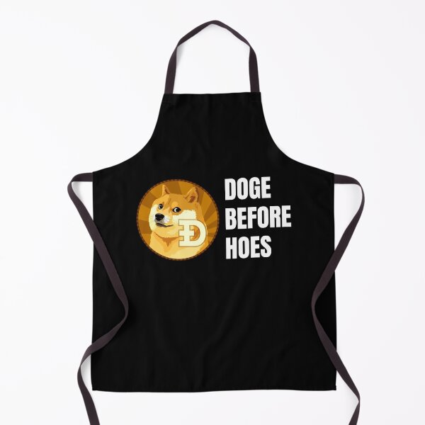 Item preview, Doge Before Hoes Funny Crypto Simple Text Cryptocurrency Dogecoin Meme Logo designed and sold by Bitcoin-Fashion.