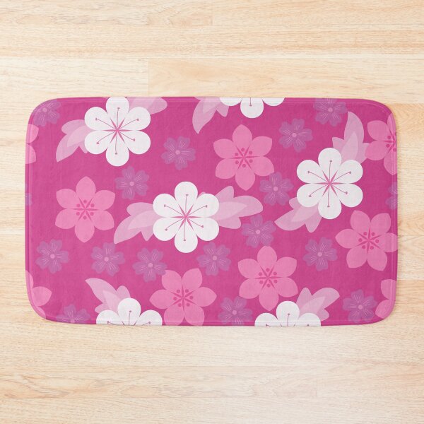 Item preview, seamless purple floral wallpaper designed and sold by sbrstore.