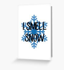 Ich rieche Schnee - Lorelai Gilmore Grußkarte