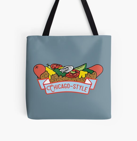 Chicago Style All Over Print Tote Bag