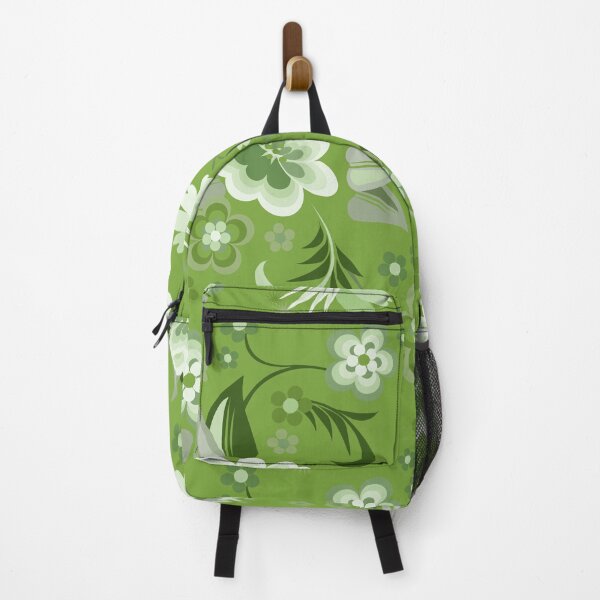 Item preview, seamless green floral wallpaper designed and sold by sbrstore.