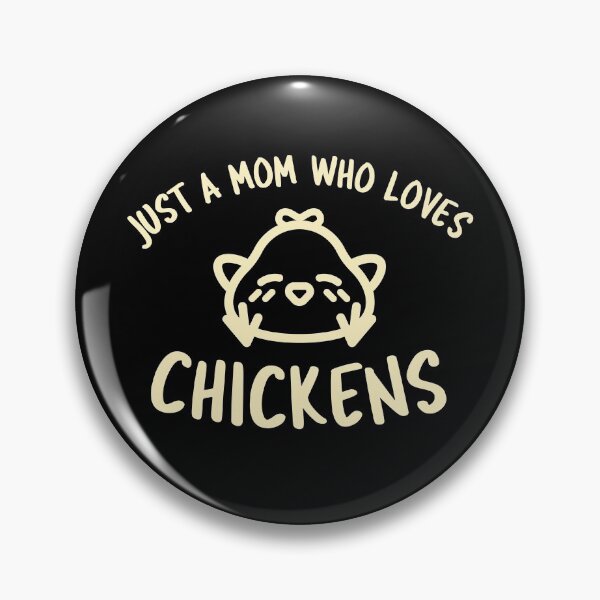 Item preview, Copy of Just A Mom Who Loves Chickens -funny chicken design in ivory text designed and sold by katiekendall.