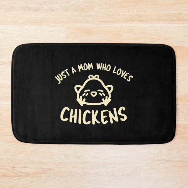 Item preview, Copy of Just A Mom Who Loves Chickens -funny chicken design in ivory text designed and sold by katiekendall.